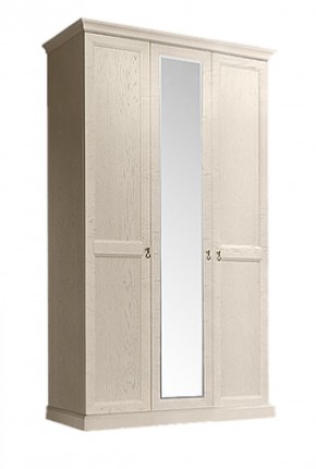 Шкаф 3-х дверный (с зеркалом) для платья и белья Венеция дуб седан (ВНШ1/3) в Челябинске - cheliabinsk.ok-mebel.com | фото