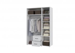Шкаф 3-х створчатый с ящиками VICTOR (Белый) в Челябинске - cheliabinsk.ok-mebel.com | фото 2