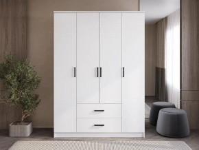 Шкаф 4-х створчатый Титан (белый) в Челябинске - cheliabinsk.ok-mebel.com | фото