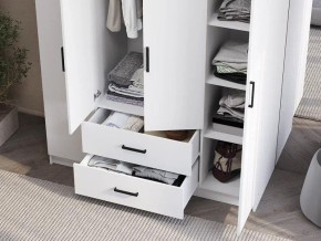 Шкаф 4-х створчатый Титан (белый) в Челябинске - cheliabinsk.ok-mebel.com | фото 3
