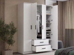 Шкаф 4-х створчатый Титан (белый) в Челябинске - cheliabinsk.ok-mebel.com | фото 4