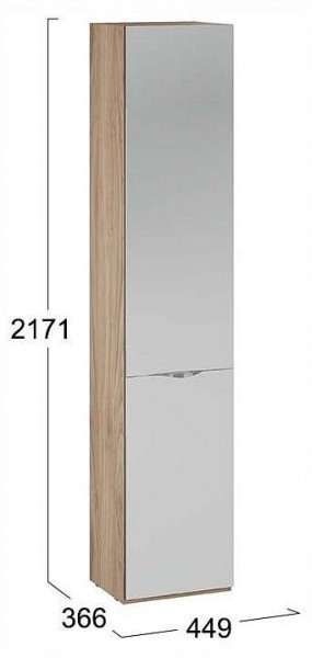 Шкаф для белья Глосс СМ-319.07.012 в Челябинске - cheliabinsk.ok-mebel.com | фото 4