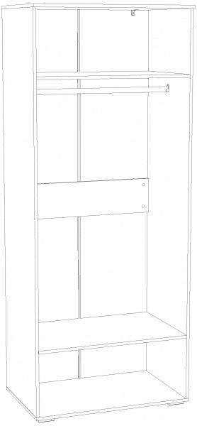 Шкаф для одежды НМ 041.42 "Банни" (Макарун) в Челябинске - cheliabinsk.ok-mebel.com | фото 3