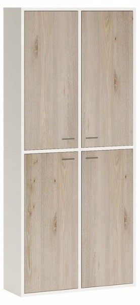 Шкаф книжный Домино СУ(ш2в2)+4ФГ в Челябинске - cheliabinsk.ok-mebel.com | фото