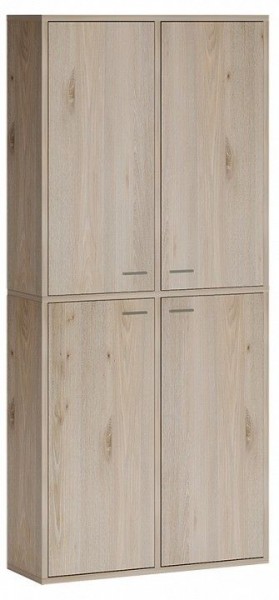 Шкаф книжный Домино СУ(ш2в2)+4ФГ в Челябинске - cheliabinsk.ok-mebel.com | фото