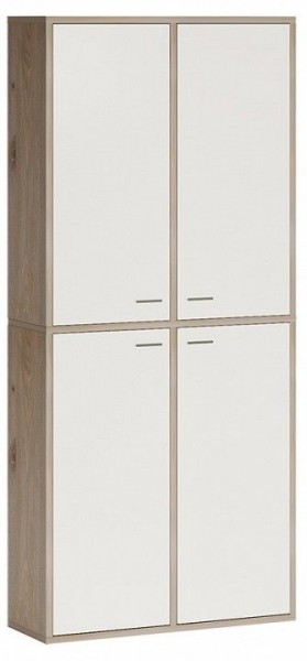 Шкаф книжный Домино СУ(ш2в2)+4ФГ в Челябинске - cheliabinsk.ok-mebel.com | фото