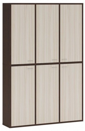 Шкаф книжный Домино СУ(ш3в2)+6ФГ в Челябинске - cheliabinsk.ok-mebel.com | фото