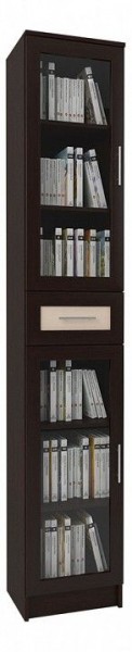 Шкаф книжный Мебелайн-18 в Челябинске - cheliabinsk.ok-mebel.com | фото