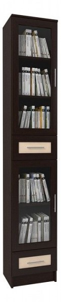 Шкаф книжный Мебелайн-42 в Челябинске - cheliabinsk.ok-mebel.com | фото