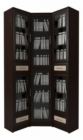 Шкаф книжный Мебелайн-46 в Челябинске - cheliabinsk.ok-mebel.com | фото