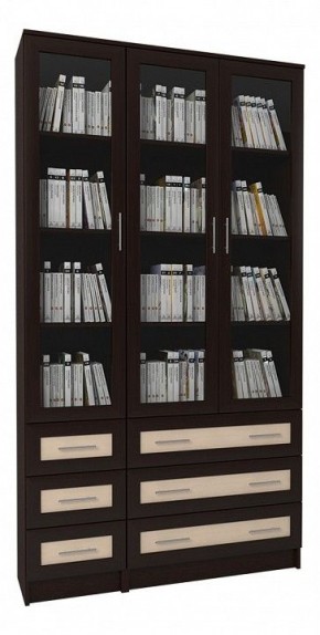 Шкаф книжный Мебелайн-52 в Челябинске - cheliabinsk.ok-mebel.com | фото