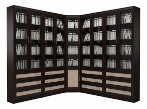 Шкаф книжный Мебелайн-57 в Челябинске - cheliabinsk.ok-mebel.com | фото
