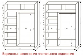 Шкаф-купе 1600 серии SOFT D6+D4+B2+PL2 (2 ящика+1штанга+1 полка) профиль «Капучино» в Челябинске - cheliabinsk.ok-mebel.com | фото 8