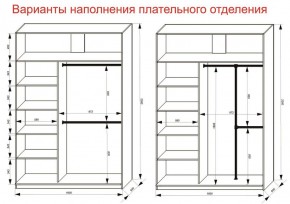 Шкаф-купе 1600 серии SOFT D6+D4+B2+PL2 (2 ящика+1штанга+1 полка) профиль «Капучино» в Челябинске - cheliabinsk.ok-mebel.com | фото 9