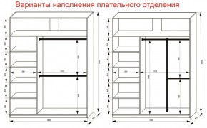 Шкаф-купе 1800 серии SOFT D8+D2+B2+PL4 (2 ящика+F обр.штанга) профиль «Графит» в Челябинске - cheliabinsk.ok-mebel.com | фото 8