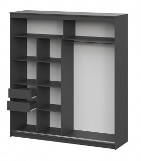 Шкаф-купе ШКП 3 МАКС (2000) Графит серый в Челябинске - cheliabinsk.ok-mebel.com | фото 3