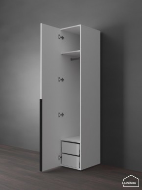 Шкаф Linnea MHR-1-3 2050х400х510 (Белый-М 11.1.2) в Челябинске - cheliabinsk.ok-mebel.com | фото 5