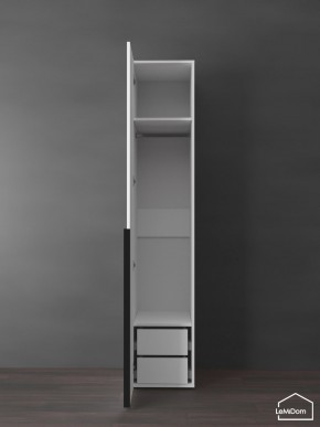Шкаф Linnea MHR-1-3 2050х400х510 (Белый-М 11.1.2) в Челябинске - cheliabinsk.ok-mebel.com | фото 6