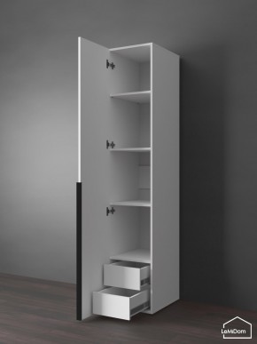 Шкаф Linnea MHR-1-3 2050х400х510 (Белый-М 11.1.2) в Челябинске - cheliabinsk.ok-mebel.com | фото 6