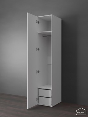 Шкаф Linnea MHR-1PO-3 2050х400х510 (Белый-М 11.1.2) в Челябинске - cheliabinsk.ok-mebel.com | фото 4