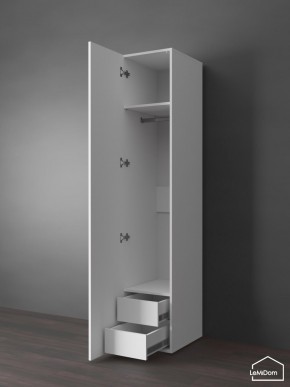Шкаф Linnea MHR-1PO-3 2050х400х510 (Белый-М 11.1.2) в Челябинске - cheliabinsk.ok-mebel.com | фото 5