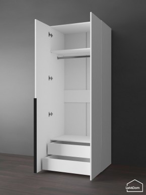 Шкаф Linnea MHR-2-3 2050х800х510 (Белый-М 11.1.1) в Челябинске - cheliabinsk.ok-mebel.com | фото 5