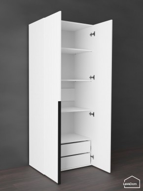 Шкаф Linnea MHR-2-4 2050х800х510 (Белый-М 11.1.1) в Челябинске - cheliabinsk.ok-mebel.com | фото 6