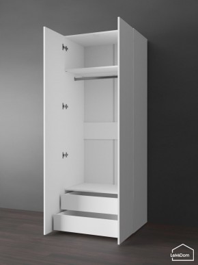 Шкаф Linnea MHR-2PO-3 2050х800х510 (Белый-М 11.1.2) в Челябинске - cheliabinsk.ok-mebel.com | фото 5