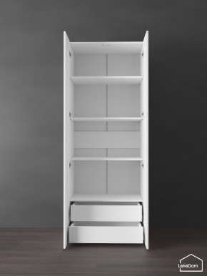 Шкаф Linnea MHR-2PO-4 2050х800х510 (Белый-М 11.1.2) в Челябинске - cheliabinsk.ok-mebel.com | фото 6