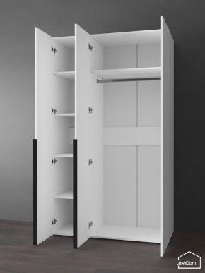 Шкаф Linnea MHR-3-1 2050х1200х510 (Белый-М 11.1.1) в Челябинске - cheliabinsk.ok-mebel.com | фото 5