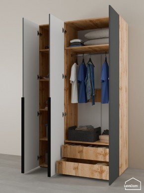 Шкаф Linnea MHR-3-2 2050х1200х510 (ДВ-М 11.1.25) в Челябинске - cheliabinsk.ok-mebel.com | фото 6