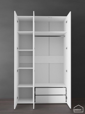 Шкаф Linnea MHR-3PO-2 2050х1200х510 (Белый-М 11.1.1) в Челябинске - cheliabinsk.ok-mebel.com | фото 6