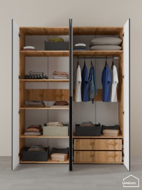 Шкаф Linnea MHR-4-2 2050х1600х510 (ДВ-М 11.1.25) в Челябинске - cheliabinsk.ok-mebel.com | фото 6
