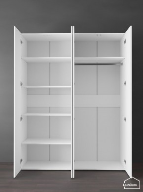 Шкаф Linnea MHR-4PO-1 2050х1600х510 (Белый-М 11.1.1) в Челябинске - cheliabinsk.ok-mebel.com | фото 4
