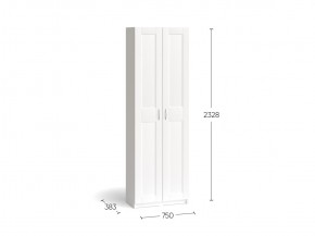 Шкаф МАКС двухдверный узкий, цвет белый в Челябинске - cheliabinsk.ok-mebel.com | фото 3
