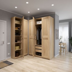 Шкаф МАКС однодверный узкий, цвет Дуб Сонома в Челябинске - cheliabinsk.ok-mebel.com | фото 4