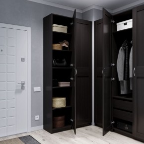 Шкаф МАКС однодверный узкий, цвет Дуб Венге в Челябинске - cheliabinsk.ok-mebel.com | фото 4