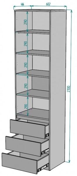 Шкаф Мальта H156 в Челябинске - cheliabinsk.ok-mebel.com | фото 2