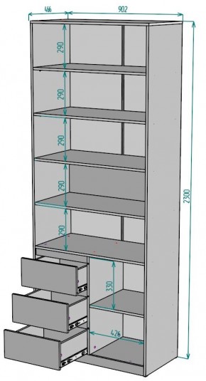 Шкаф Мальта H191 в Челябинске - cheliabinsk.ok-mebel.com | фото 2