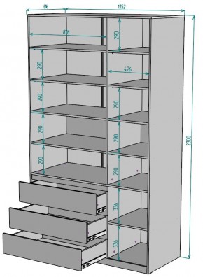 Шкаф Мальта H211 в Челябинске - cheliabinsk.ok-mebel.com | фото 2