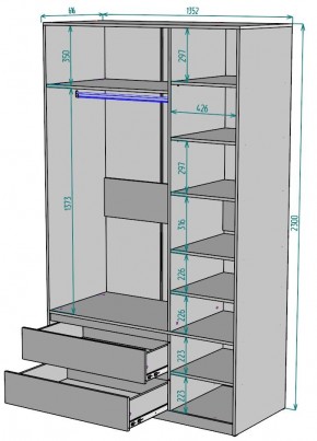 Шкаф Мальта H217 в Челябинске - cheliabinsk.ok-mebel.com | фото 2