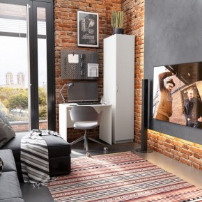 Шкаф ОРИОН однодверный, цвет белый в Челябинске - cheliabinsk.ok-mebel.com | фото 4
