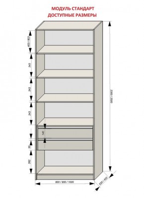 Шкаф распашной серия «ЗЕВС» (PL3/С1/PL2) в Челябинске - cheliabinsk.ok-mebel.com | фото 13