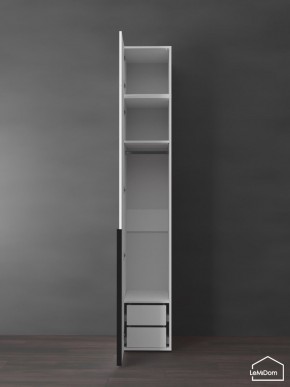 Шкаф с антресолью Linnea MHR-1A-3 2450х400х510 (Белый-М 11.1.2) в Челябинске - cheliabinsk.ok-mebel.com | фото 5