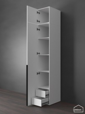 Шкаф с антресолью Linnea MHR-1A-4 2450х400х510 (Белый-М 11.1.2) в Челябинске - cheliabinsk.ok-mebel.com | фото 5