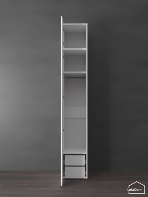 Шкаф с антресолью Linnea MHR-1POA-3 2450х400х510 (Белый-М 11.1.2) в Челябинске - cheliabinsk.ok-mebel.com | фото 5