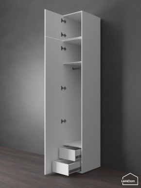 Шкаф с антресолью Linnea MHR-1POA-3 2450х400х510 (Белый-М 11.1.2) в Челябинске - cheliabinsk.ok-mebel.com | фото 6