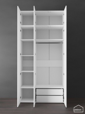 Шкаф с антресолью Linnea MHR-3POA-2 2450х1200х510 (Белый-М 11.1.2) в Челябинске - cheliabinsk.ok-mebel.com | фото 6