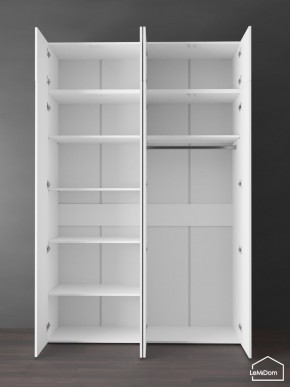 Шкаф с антресолью Linnea MHR-4POA-1 2450х1600х510 (Белый-М 11.1.2) в Челябинске - cheliabinsk.ok-mebel.com | фото 4