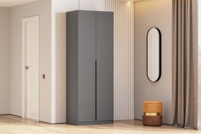 Шкаф ШК-5 + 2 полки (800) Графит серый в Челябинске - cheliabinsk.ok-mebel.com | фото 2